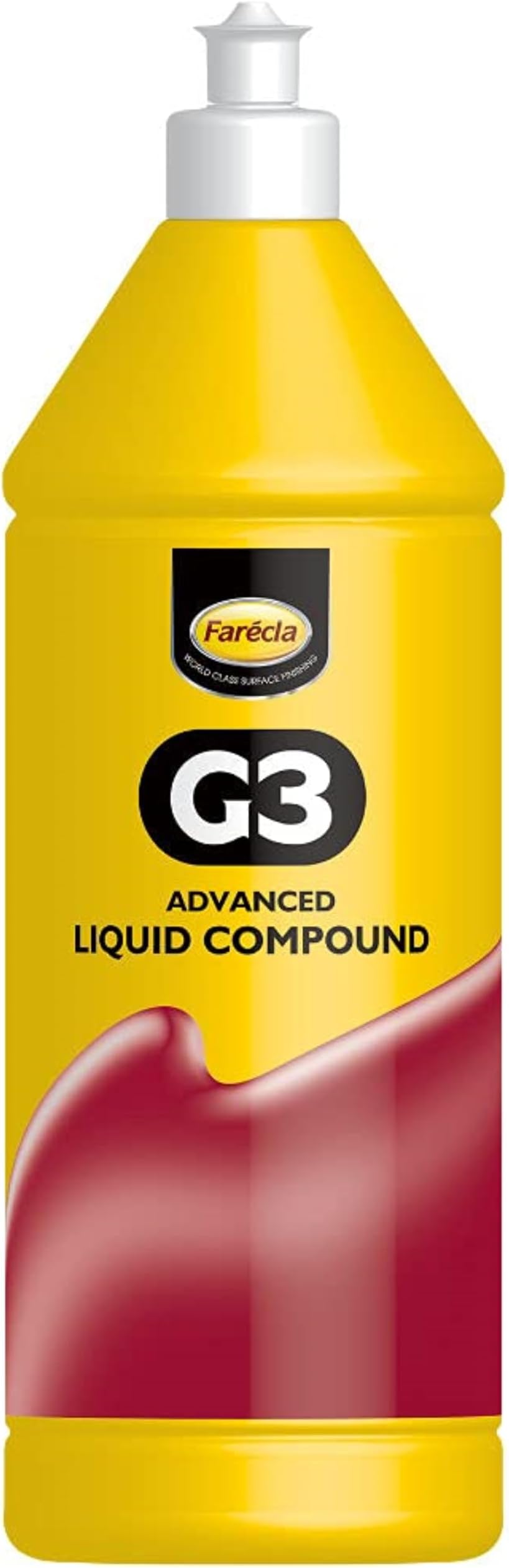 Farécla G3 Advanced Liquid Compound 500ml (AG3-700) – Medium to High Cut Compound for Automotive Paint, Removes Swirls and Fine Scratches, Permanent Results, Use by Hand or Machine, No Fillers