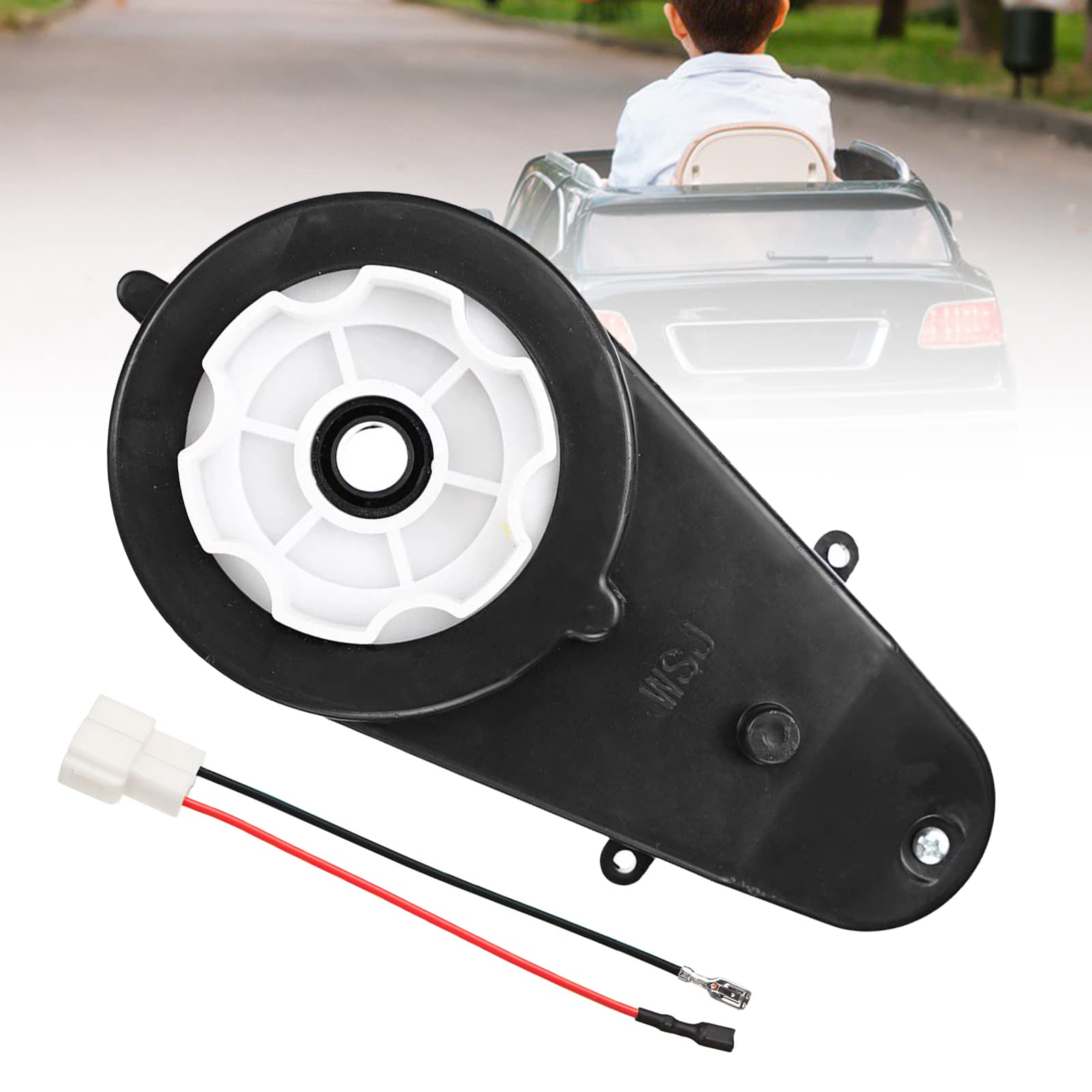 MENAYODA Motore elettrico scatola trasmissione 12 V RS550 giocattolo motore elettrico cambio per bambini guida auto giocattolo di ricambio (RS550 40000 rpm)