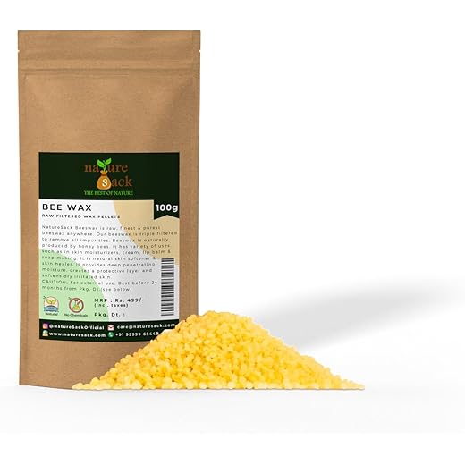 NatureSack Beeswax Pellets 100g