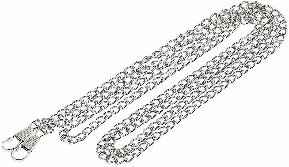 Cadenas de metal Cadenas de hierro Cadenas de aluminio Cadenas de manijas Cadenas pueden ser un llavero y ambos extremos con botones plateados