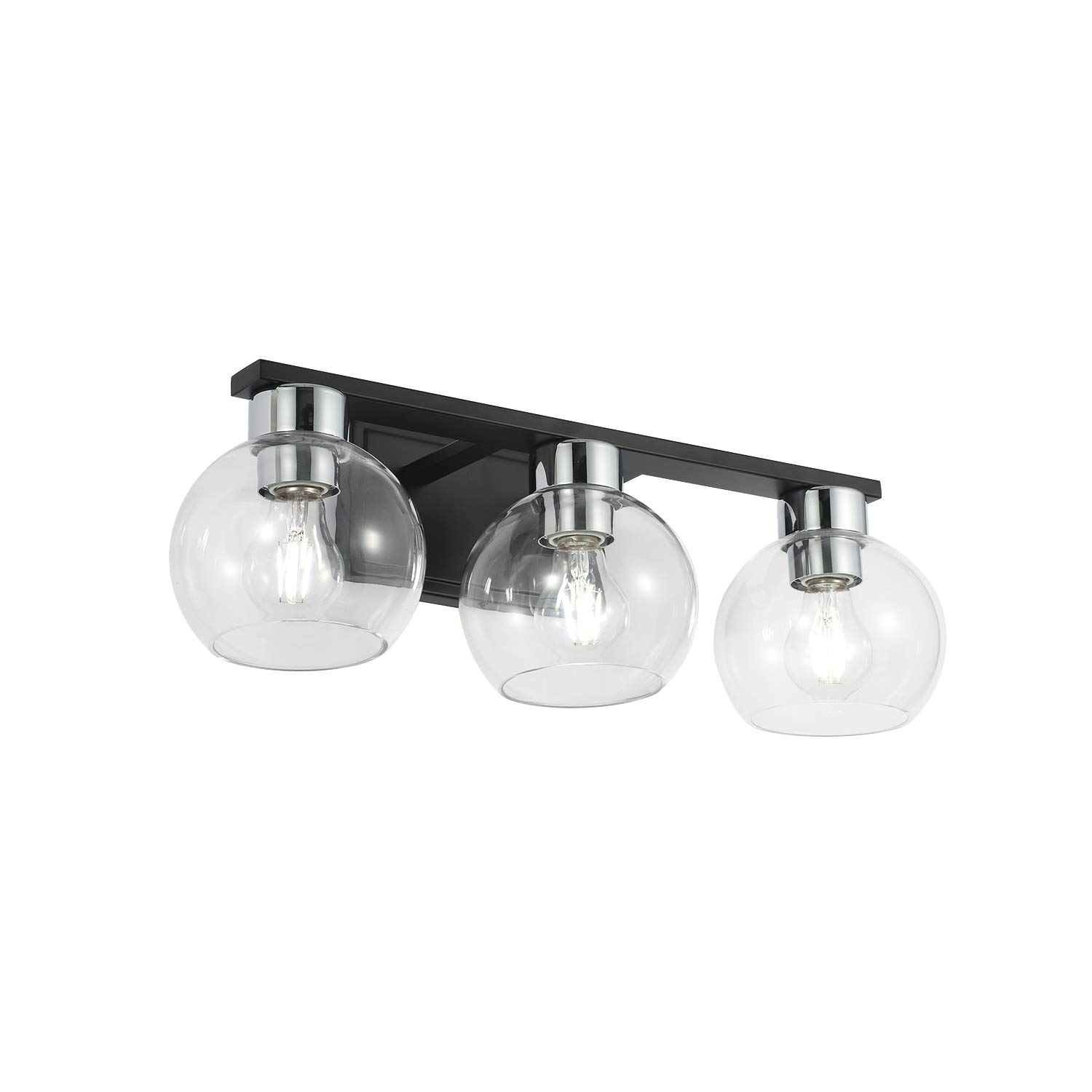 Buy Bathroom Vanity Light, HOPSON 22in 3Light Black Vanity Lighting