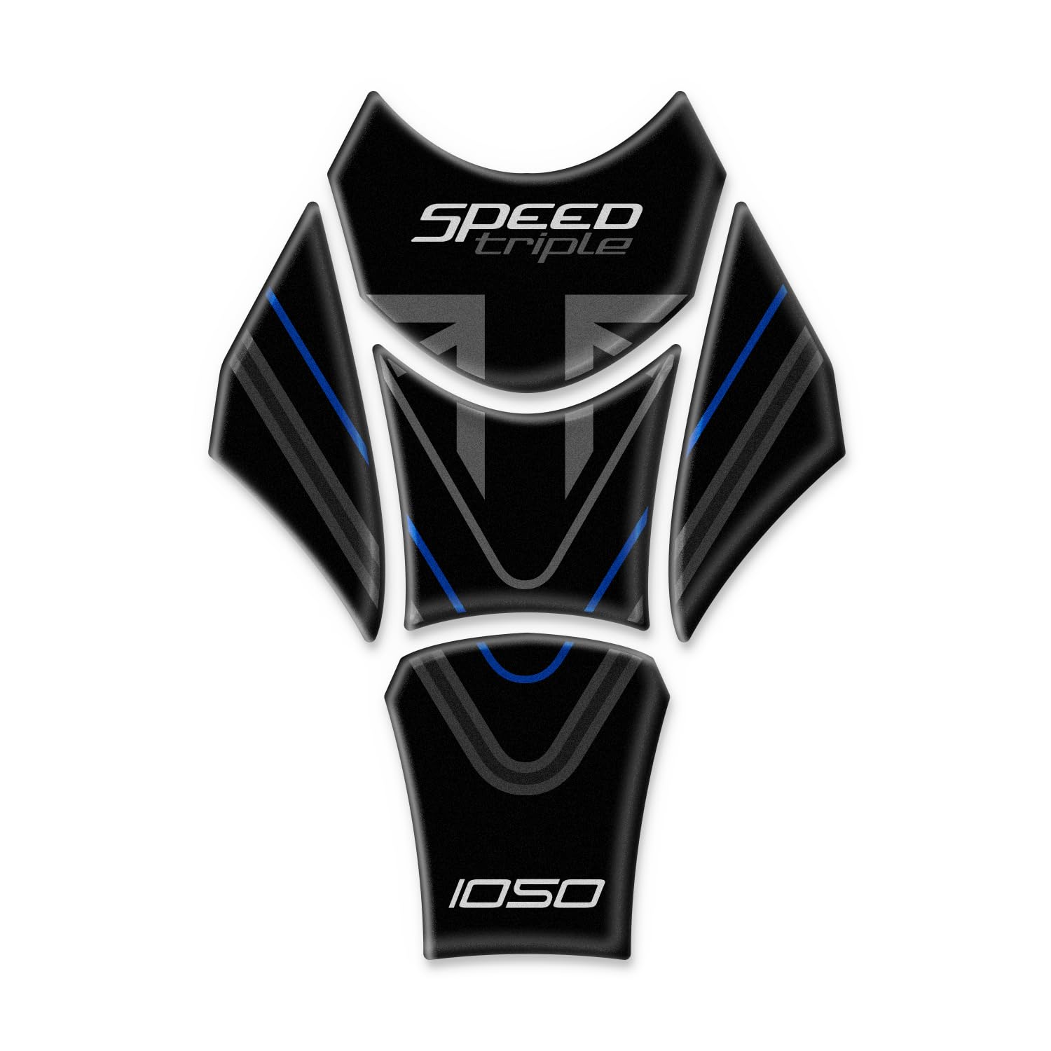 Protège-réservoir résine 3D Triumph Speed Triple 2012 2013 2014 2015 GP-2071