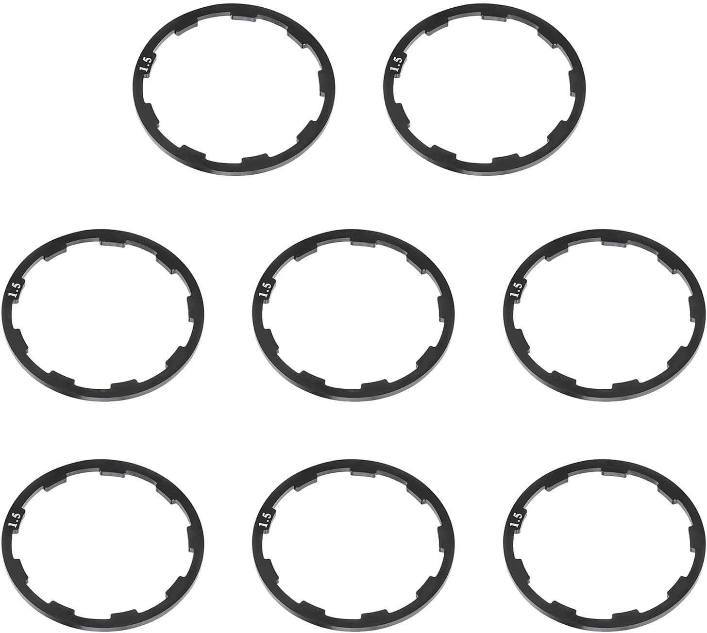 Aluminium Alloy Flywheel Hub Spacers For Bike Bottom Bracket Gaskets