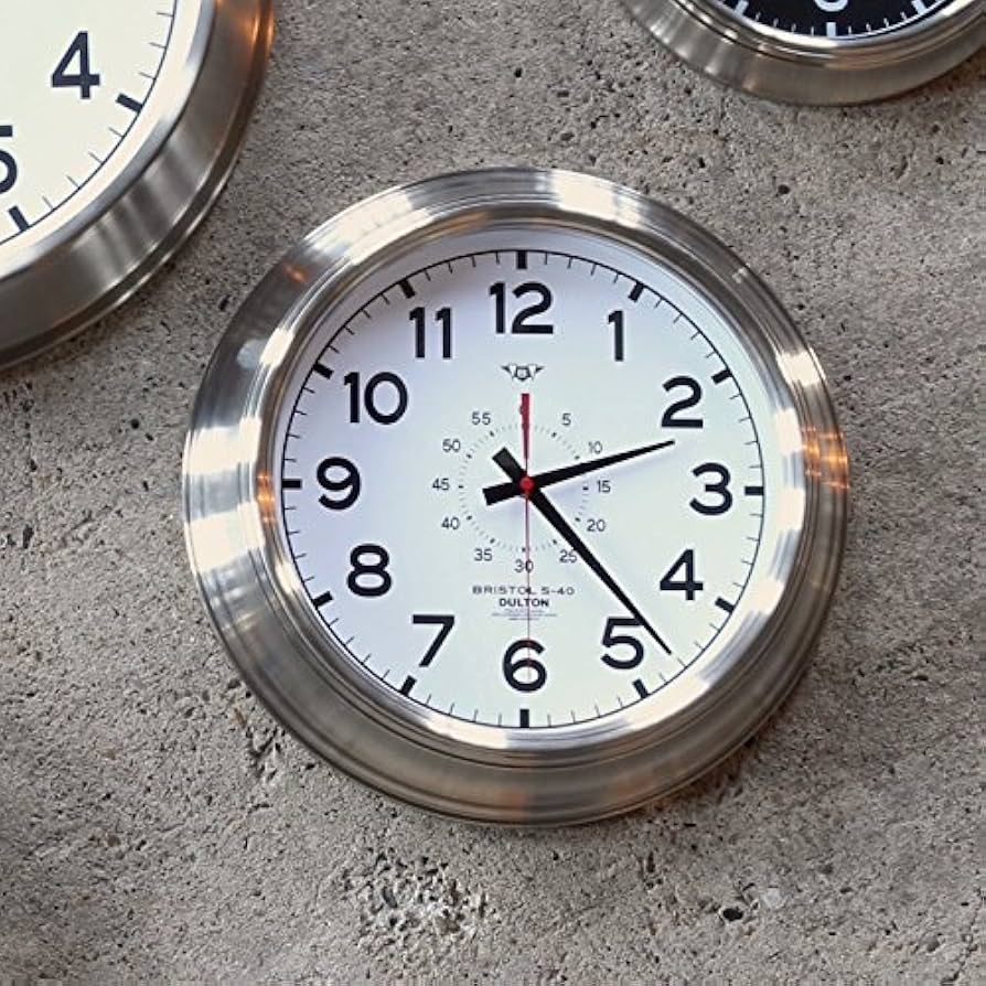 DULTON BRISTOL S-40 掛時計 ステンレススチール製 DULTON WALL CLOCK ''BRISTOL S-40'' - ダルトン ウォール
