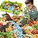 FRUSE Arena Juguete Mágica, Arena Juguete con Sand, Dinosaurios Juguetes, Lupa Dino, Caja de Arenas con Tapa, Arenas para Arenero Infantil, Regalo Juguetes Niño Niñas 3 4 5 6 7 8 Años