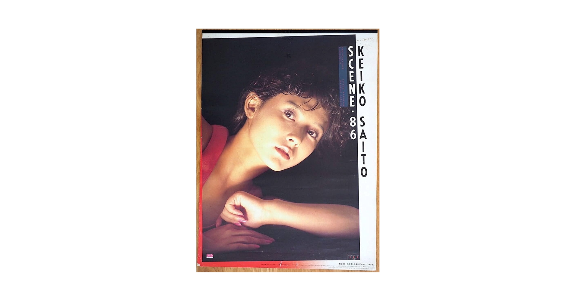 【新品未掲示品】★斉藤慶子ポスターSEIKODOテイチク★515×728B 新品未掲示品】☆斉藤慶子ポスターSEIKODOテイチク☆515×728B