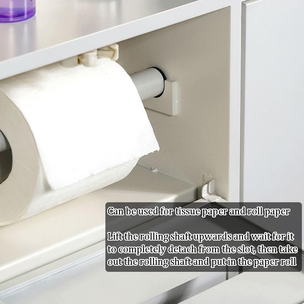 Porte-papier toilette en acier inoxydable avec couvercle rabattable – Salle de bain moderne pour un accès facile et une propreté facile