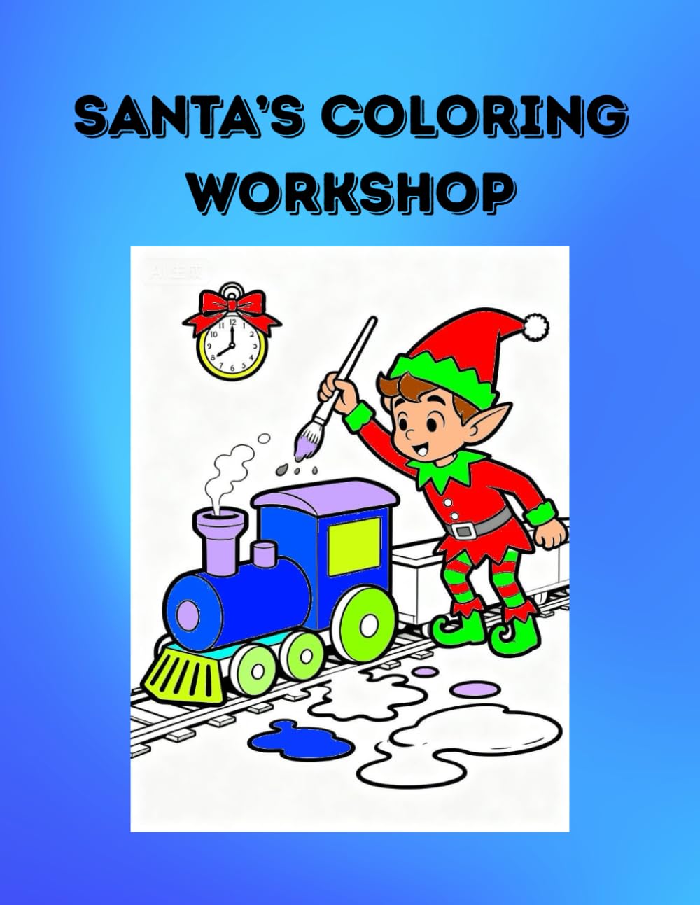 Santa's Coloring Workshop