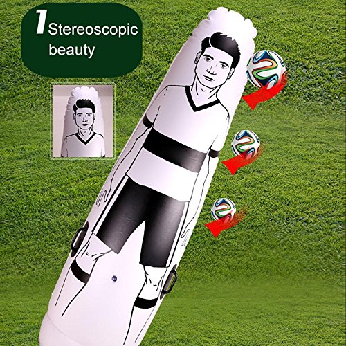 100 pcs 1.75 m Adulte Enfant Gonflable de Ballon de Football d'entraînement Gobelet de Gardien de But Air Soccer Train Sucette