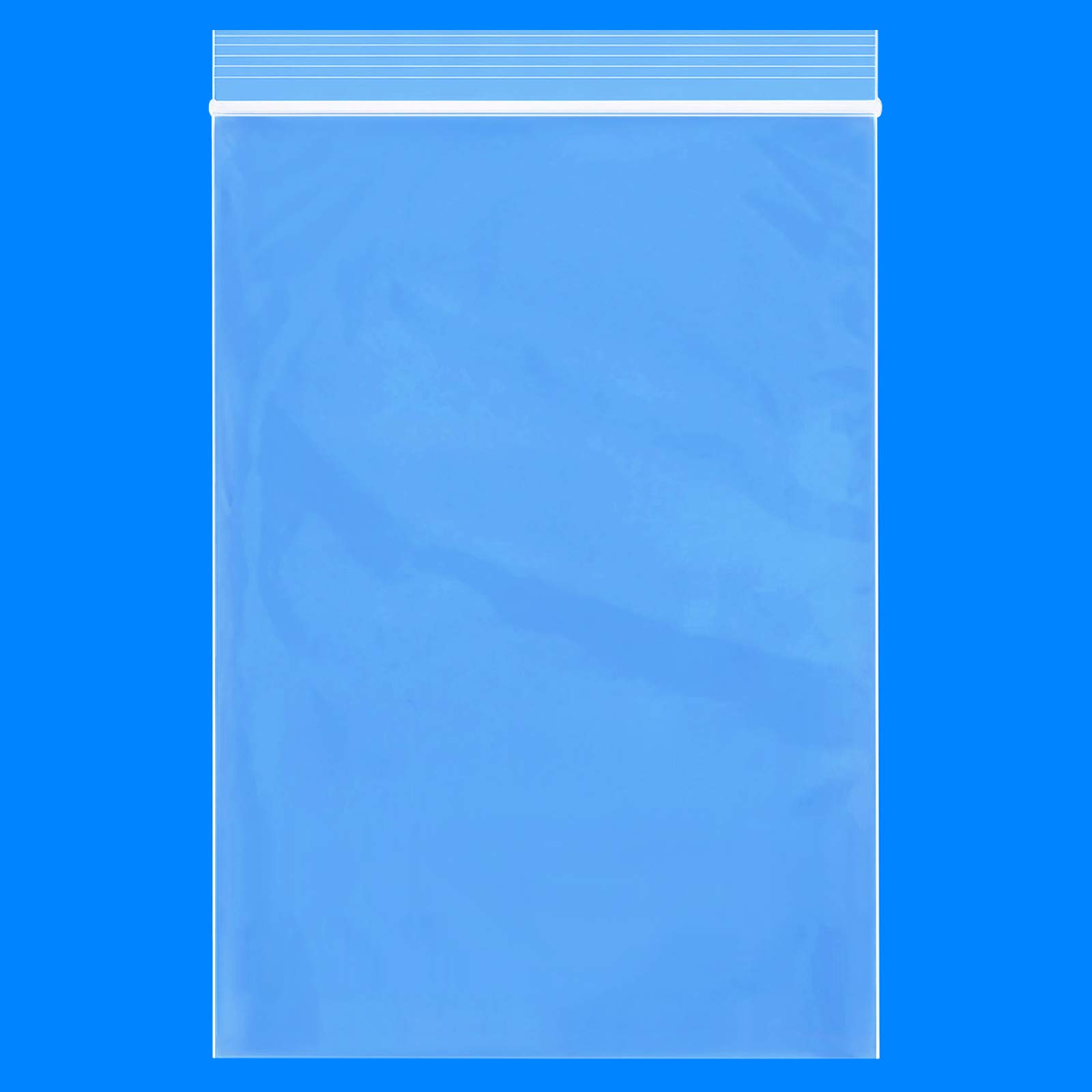Spartan Industrial - 6” X 10” (1000 Count) 2 Mil Clear Reclosable Zip Plastic Poly Bags with Resealable Lock Seal Zipper