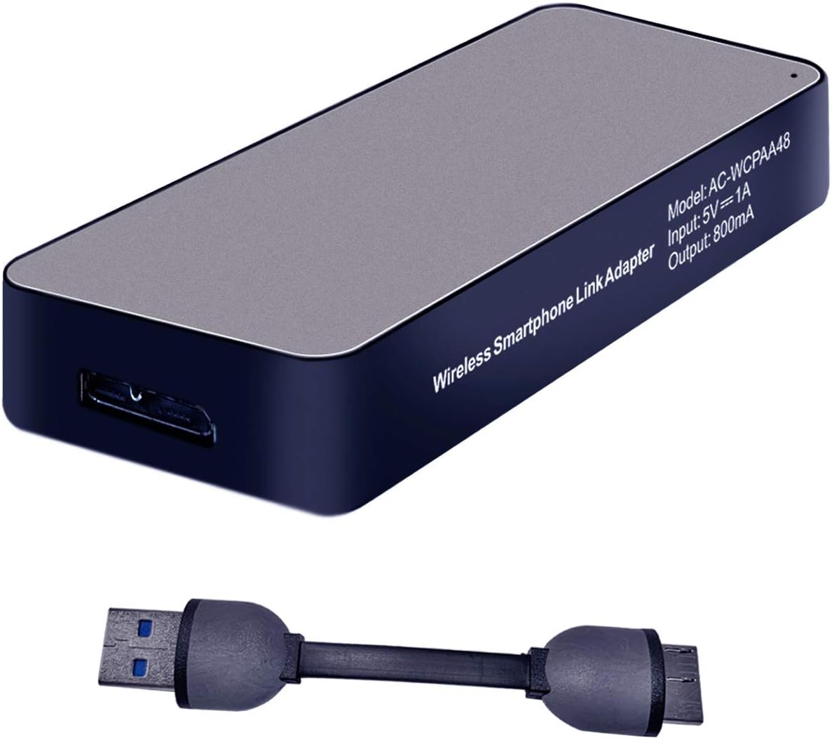 ATOTO AC-WCPAA48(Updated Version) Wireless CarPlay &Wired Android Auto Adapter - Let Your iPhone or Android Phone Work with ATOTO Android car Stereo - Put CarPlay & Android Auto in a USB Adapter