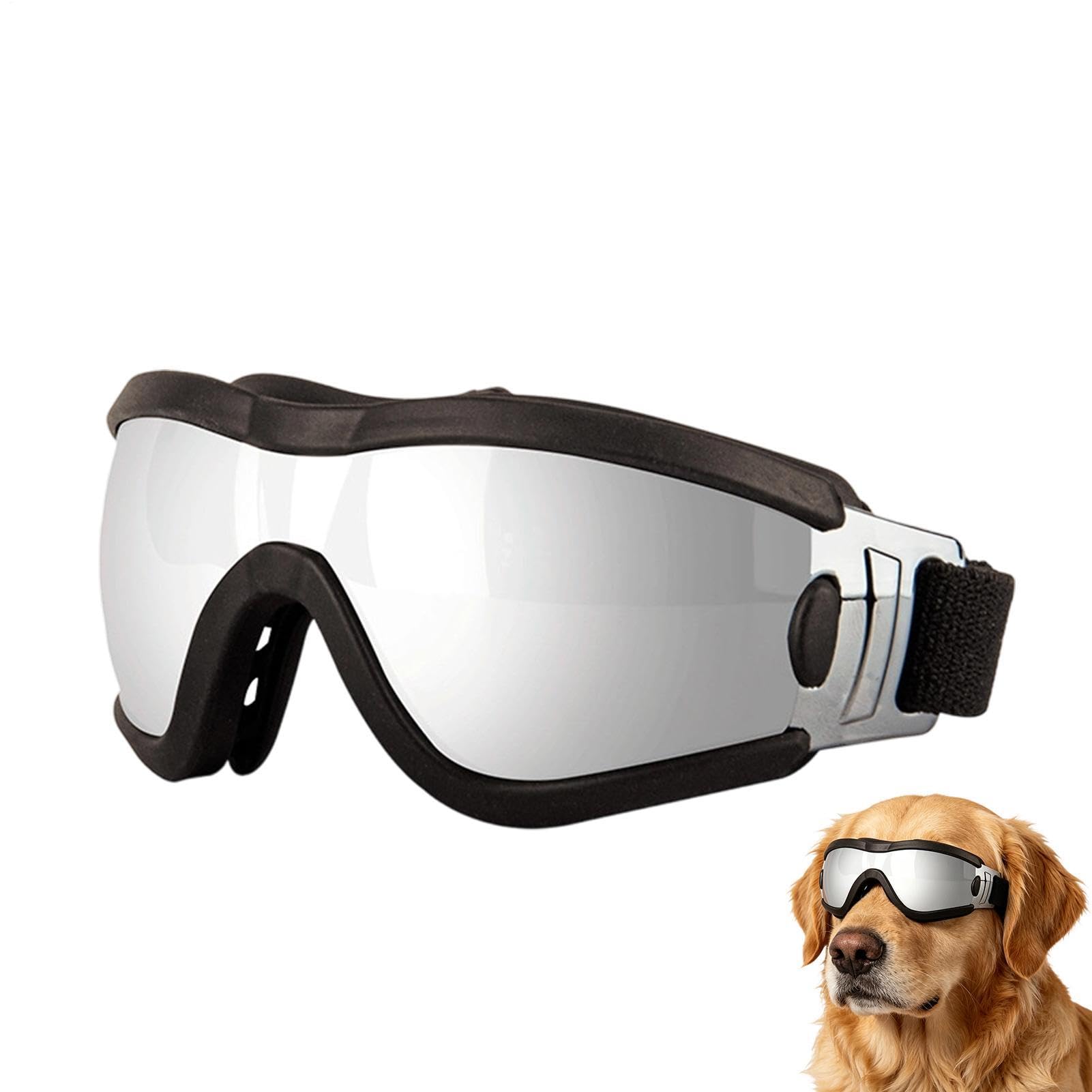 Occhiali da sole per cani,Attrezzatura Outdoor Antivento E Protezione UV | Occhiali Da Sole Per Animali - Taglia Media O Grande, Spiaggia, Outdoor, Escursioni, Estate, Guida, Corsa