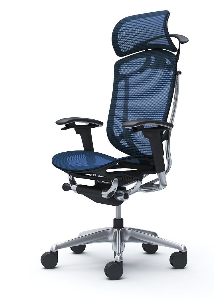 Amazon.co.jp: Okamura Contessa II Seconda Office Chair Movable