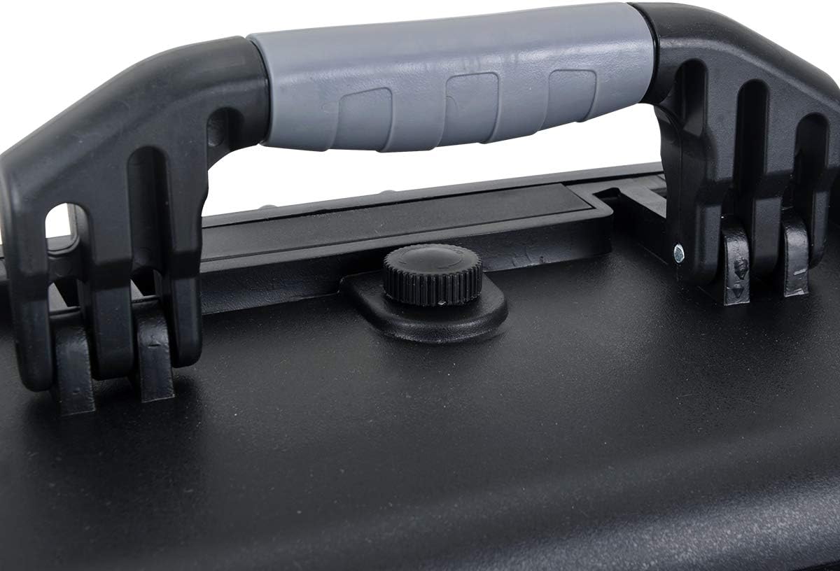 MEIJIA All Weather Rolling Waterproof Protective Case, Hard Camera Case,Dry Case with Retractable Pull Handle and Wheels,Foam Inserted, Elegant Black,22 x13.81x9inches - Image 8