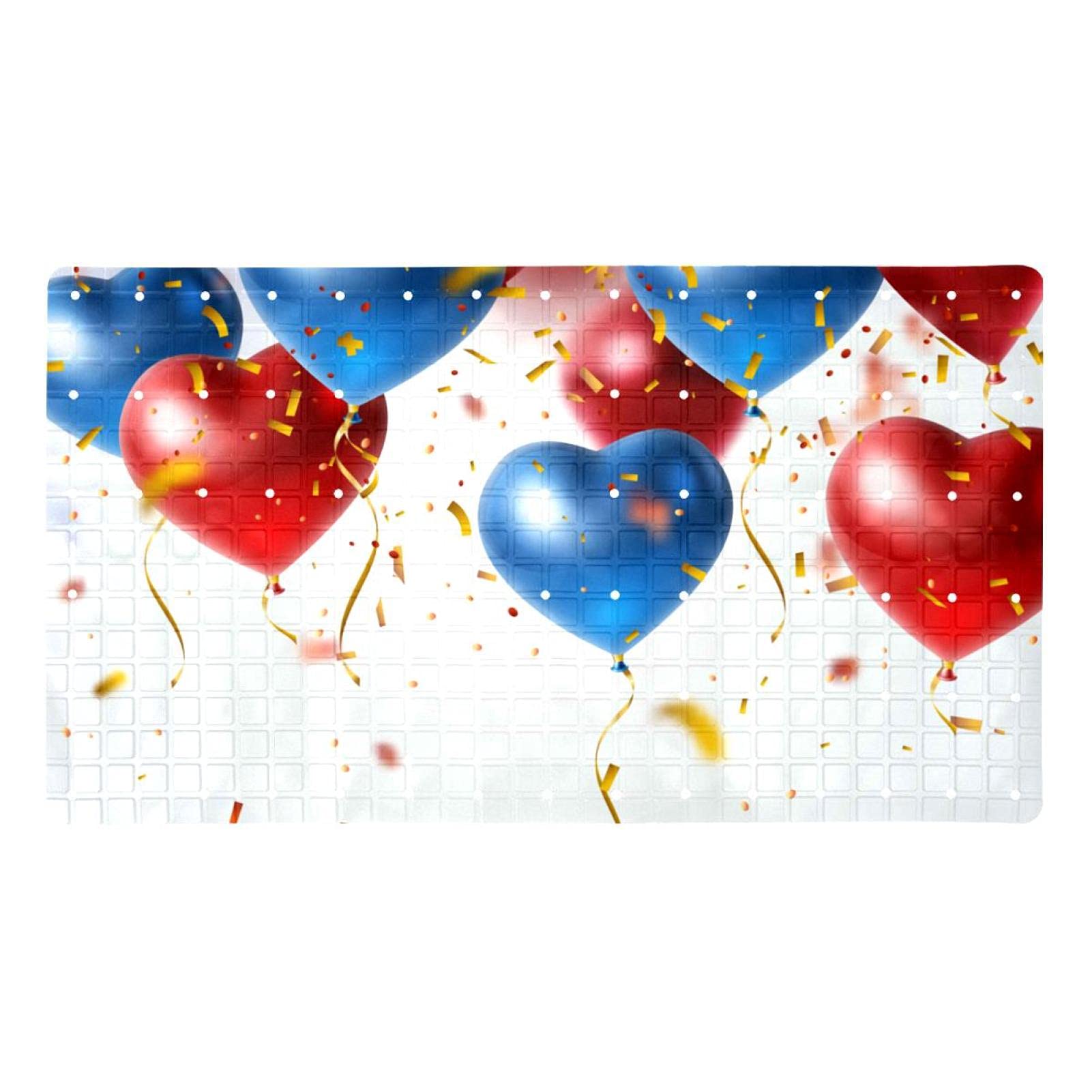 Tapis antidérapant pour baignoire sécurité enfant et senior perforé