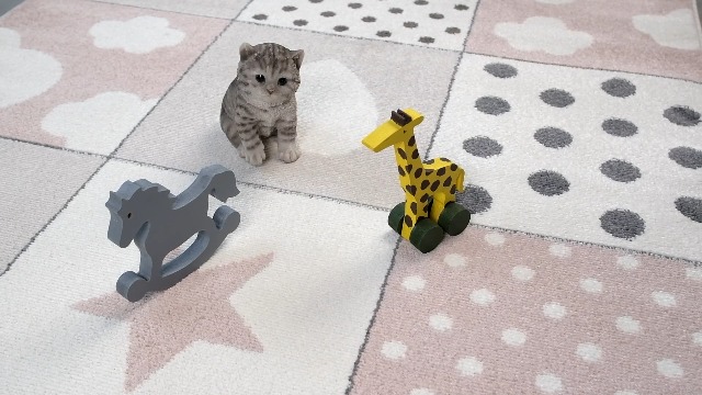 Kuschelweicher Kinderteppich Mit Wolken-Herz-Sterne Design - Patchwork Babyteppich Fürs Zimmer