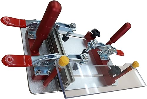 Viking Mountain Tool Works Trineo de afrontamiento y plantilla de espigado para su mesa de enrutador