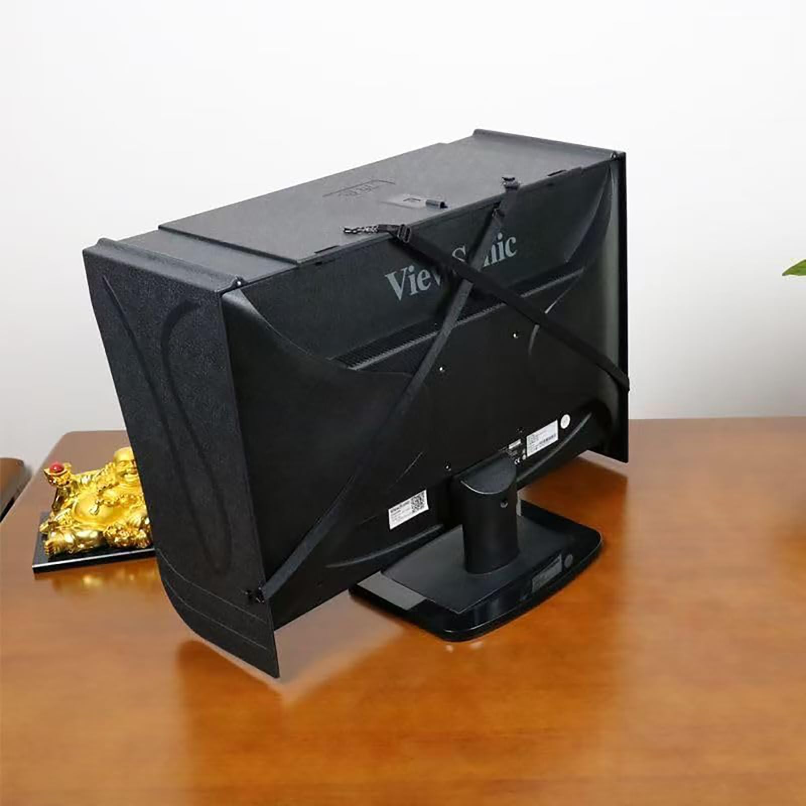 McbeAn Monitorhaube für Desktop-Computer, 29-34 Zoll Verstellbar, Tragbarer Sonnenschutz, Sichtschutz, PC-Bildschirm-Sonnenschutz, Fürs Büro, Zum Spielen