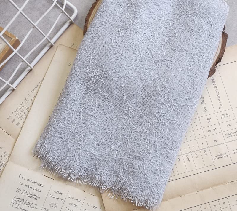 Koronkowa lamówka do rzęs, 3 metry x 23 cm wielokolorowa koronkowa tkanina z pustymi rzęsami do samodzielnego wykonania dekoracji odzieży(Red)