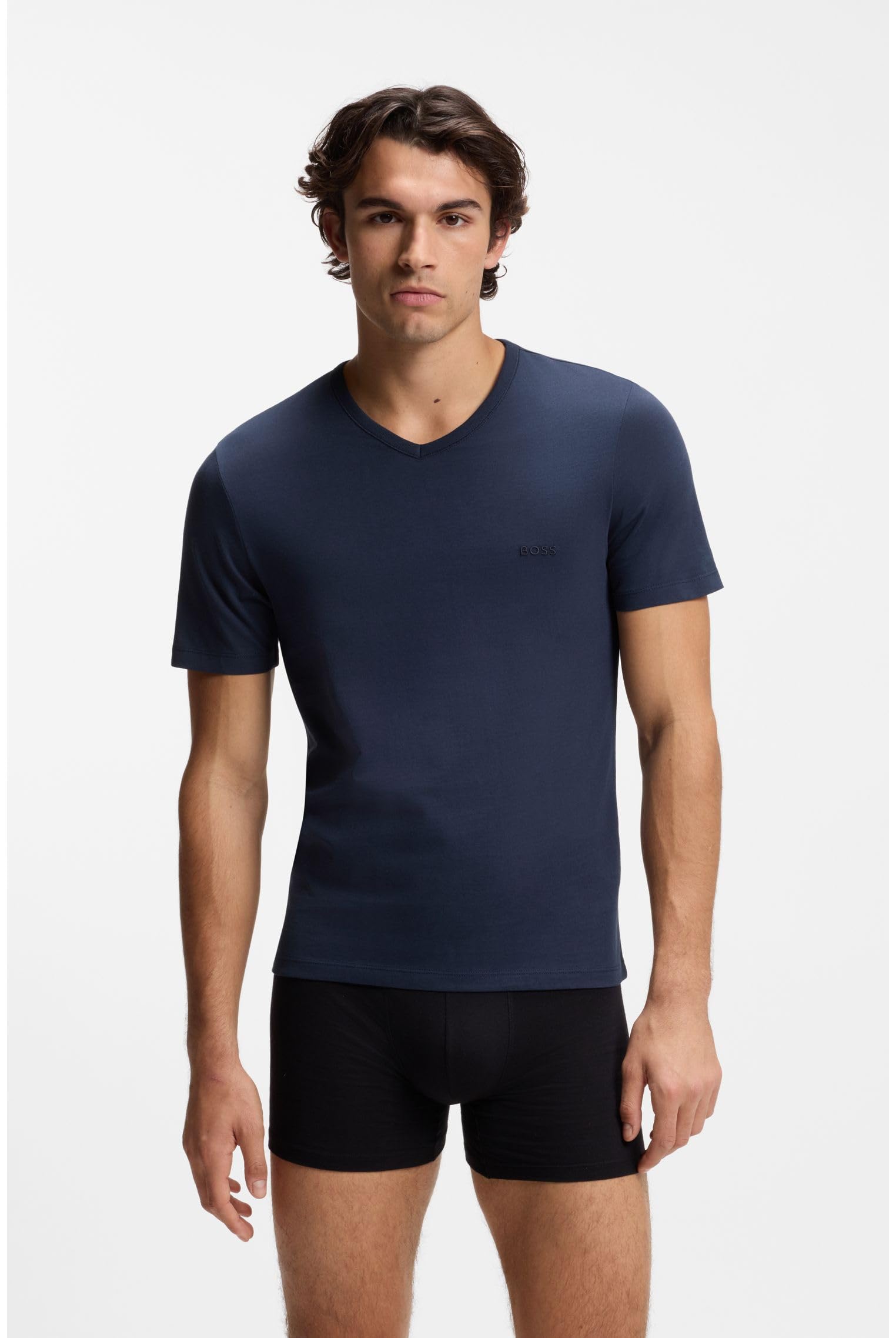 Hugo Boss Rn 3p Classic Koszulki Mężczyźni, Wielokolorowy, XL