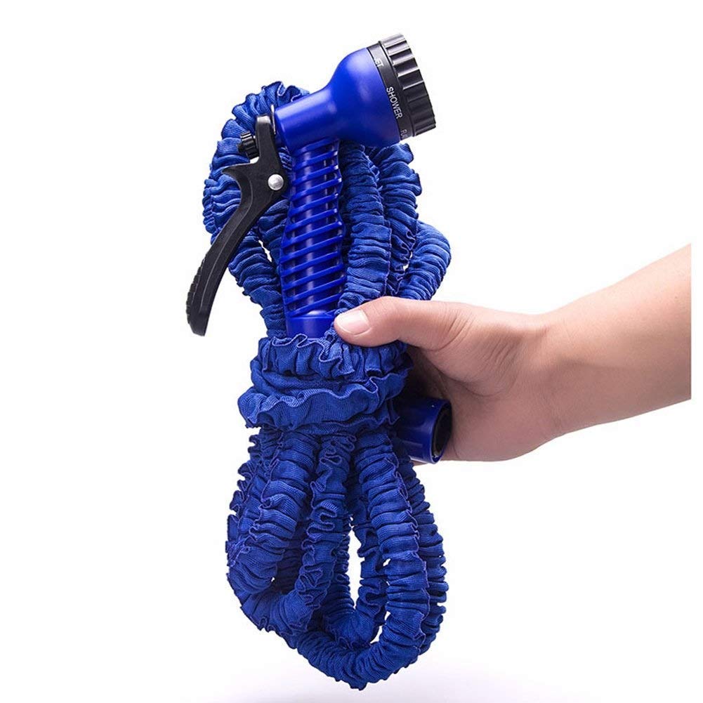 Tuyau d'arrosage télescopique Portable pour Conduite d'eau, Tuyau Flexible et Vaporisateur Multifonction léger adapté au Nettoyage de Lavage de Voiture