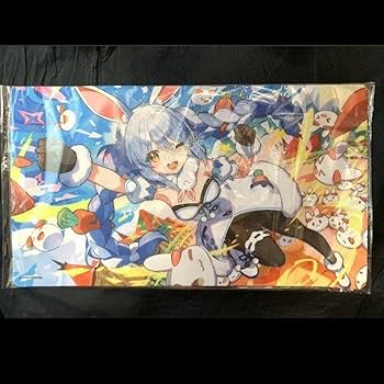 兎田ぺこら プレイマット 公式記念グッズ 兎田ぺこら ホロライブ 4周年記念グッズ プレイマット ラバー