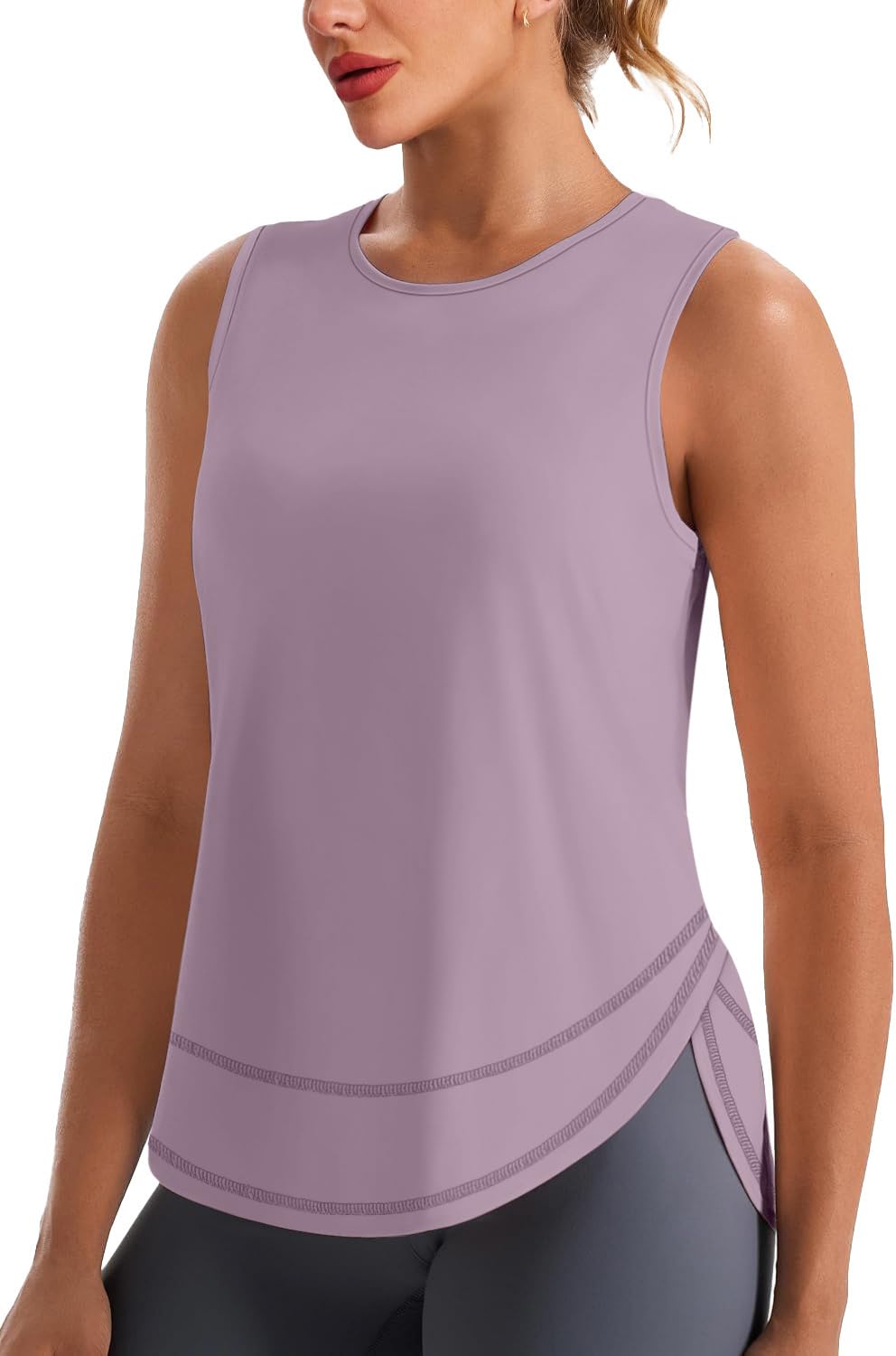 Womens Sleeveless Workout Tops Breathable Lightweight Active Tennis Yoga Shirts Athletic Running Tank Tops for Women