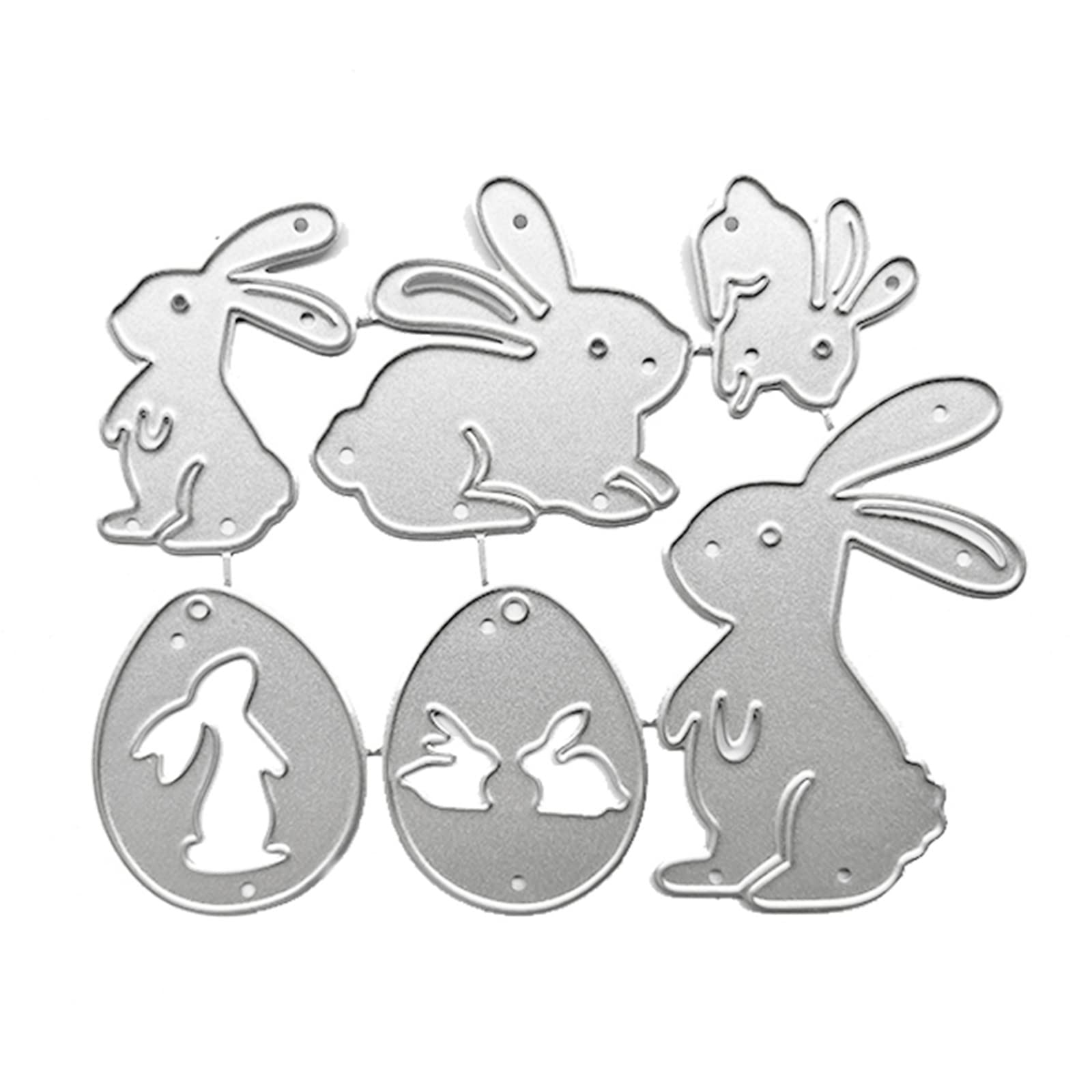 Jazuaiao Eggs Cutting Dies Carbon Steel Die Cut Templates Metal Embossing Stencils for Scrapbooking Card Making Metal Cutting Dies for Card Making