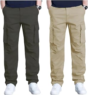 Leriya Fashion Men's Regular Fit Low Rise Cargos Trousers | Cargo Track Pant | Loose Fit | Regular Trouser Loose Fiting | ... Price In India