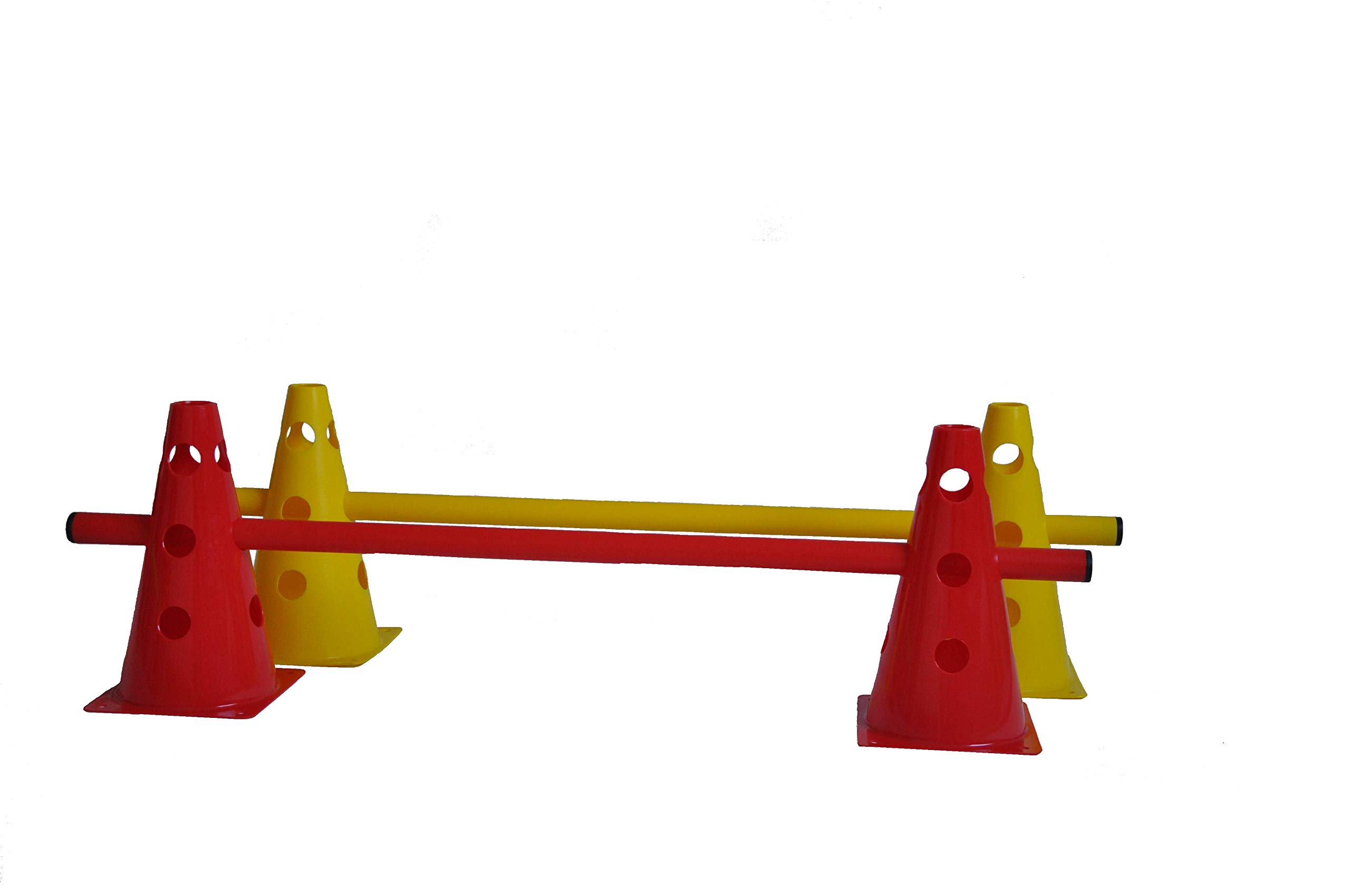 Agility Hürden und Reifen-Set (rot, gelb)