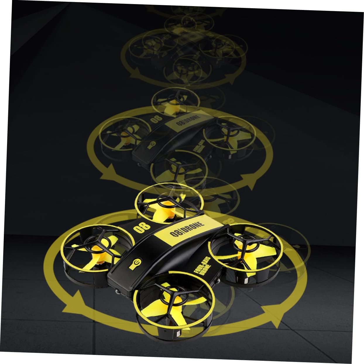 ibasenice Mini Quadcopter Elicottero Remote Control Con Design Compatto e Leggero Automatico e Stabilizzato e Facile Da Usare e Sicuro