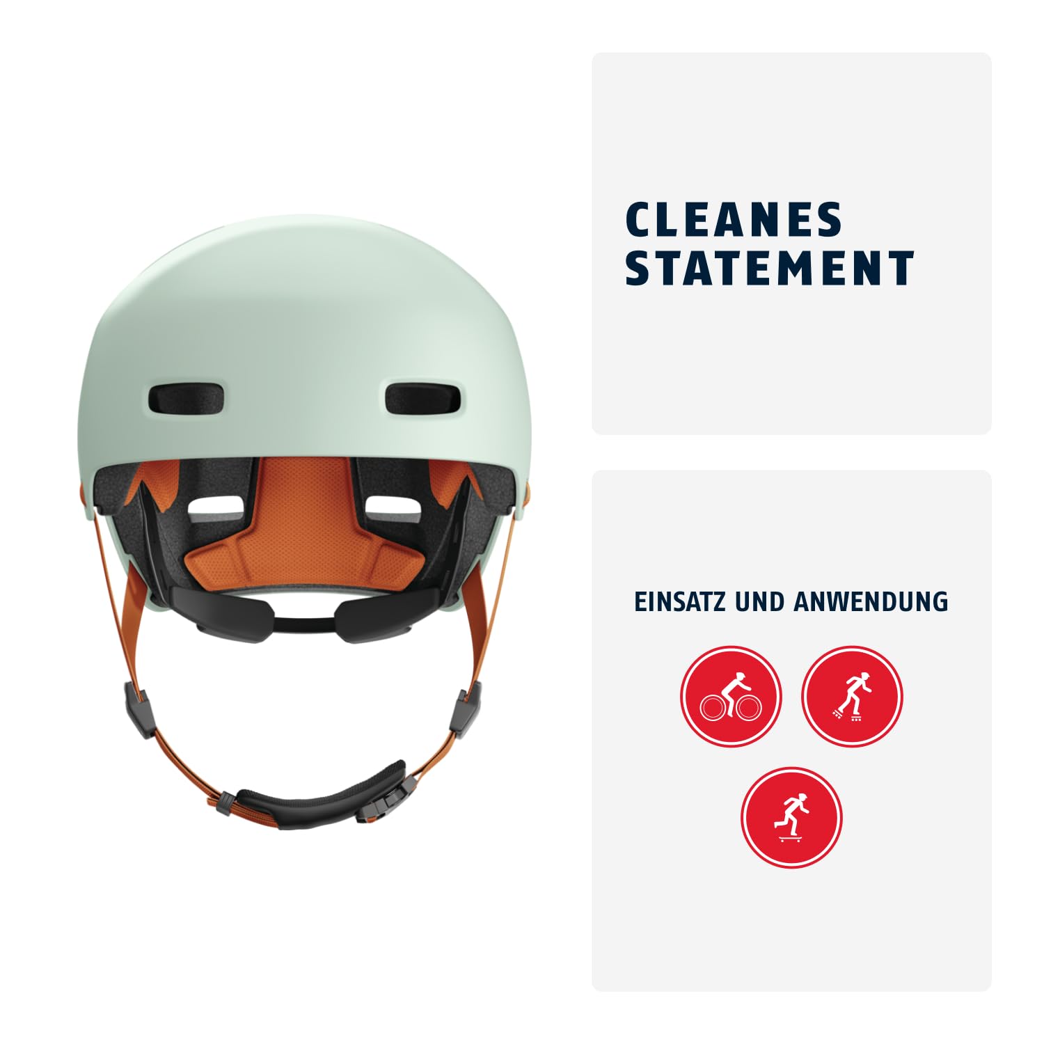 ABUS Fahrradhelm XOXO - Cityhelm im Skater-Look - Helm für Skateboard, Fahrrad, Scooter - mit optimiertem Kinnpolster - für Jugendliche und Erwachsene