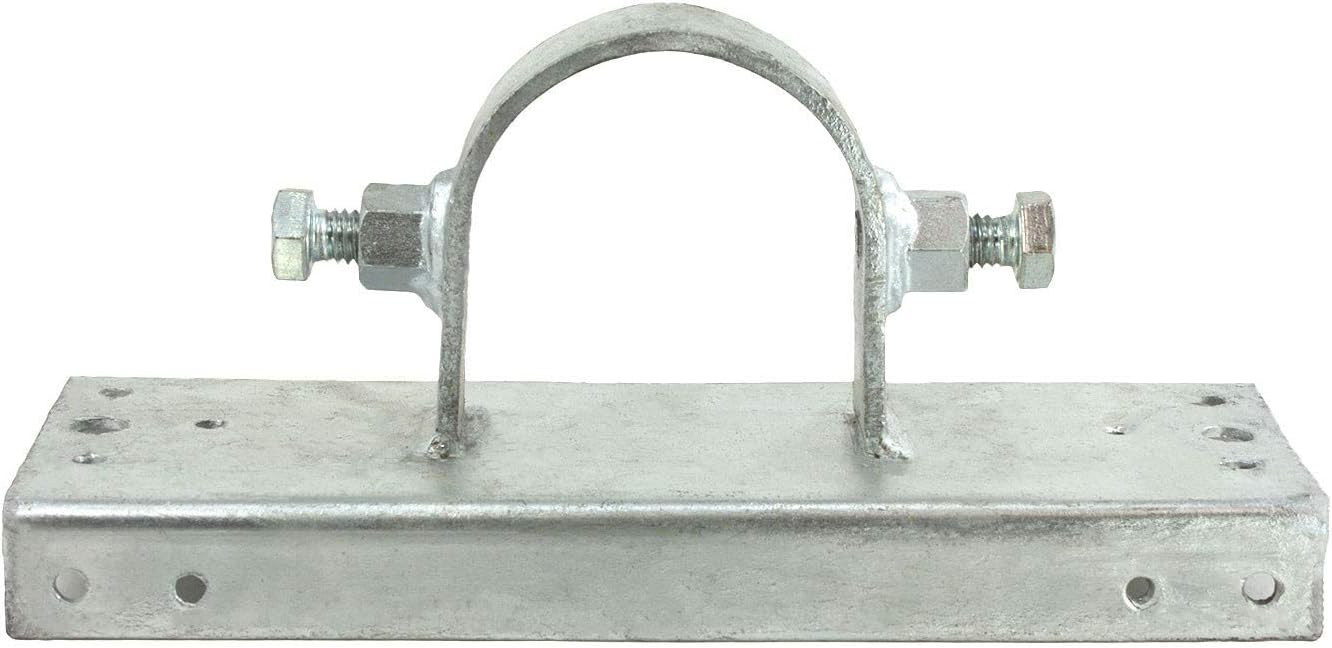 Chain Link Fence 2 1/2" [2 3/8" OD] x 8" Wood to Steel Post Adapters