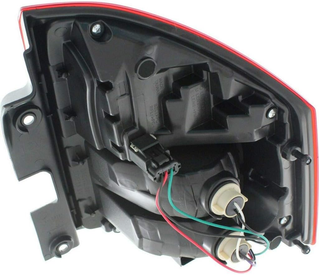 CarLights360 For Jeep Compass Tail Light 2011 2012 2013 Driver Side | Rear | LED | CH2800197 | 5182543AC