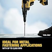 Vista 6 de DEWALT Pistola de tornillo 20V MAX XR, embrague Versa, par ajustable, solo herramienta (DCF622B)