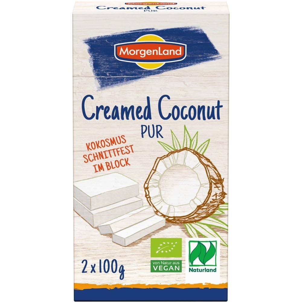 MorgenLand - Creamed Coconut pur - 200 g - 6er Pack