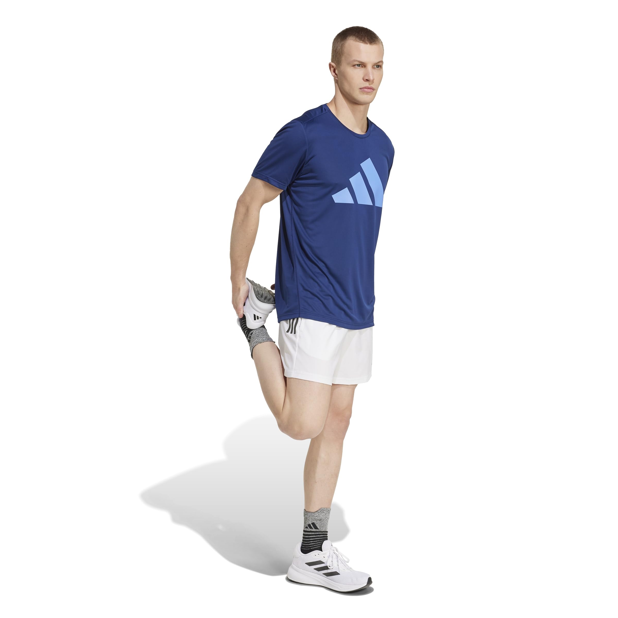 Adidas Hombre Run It Stripes tee