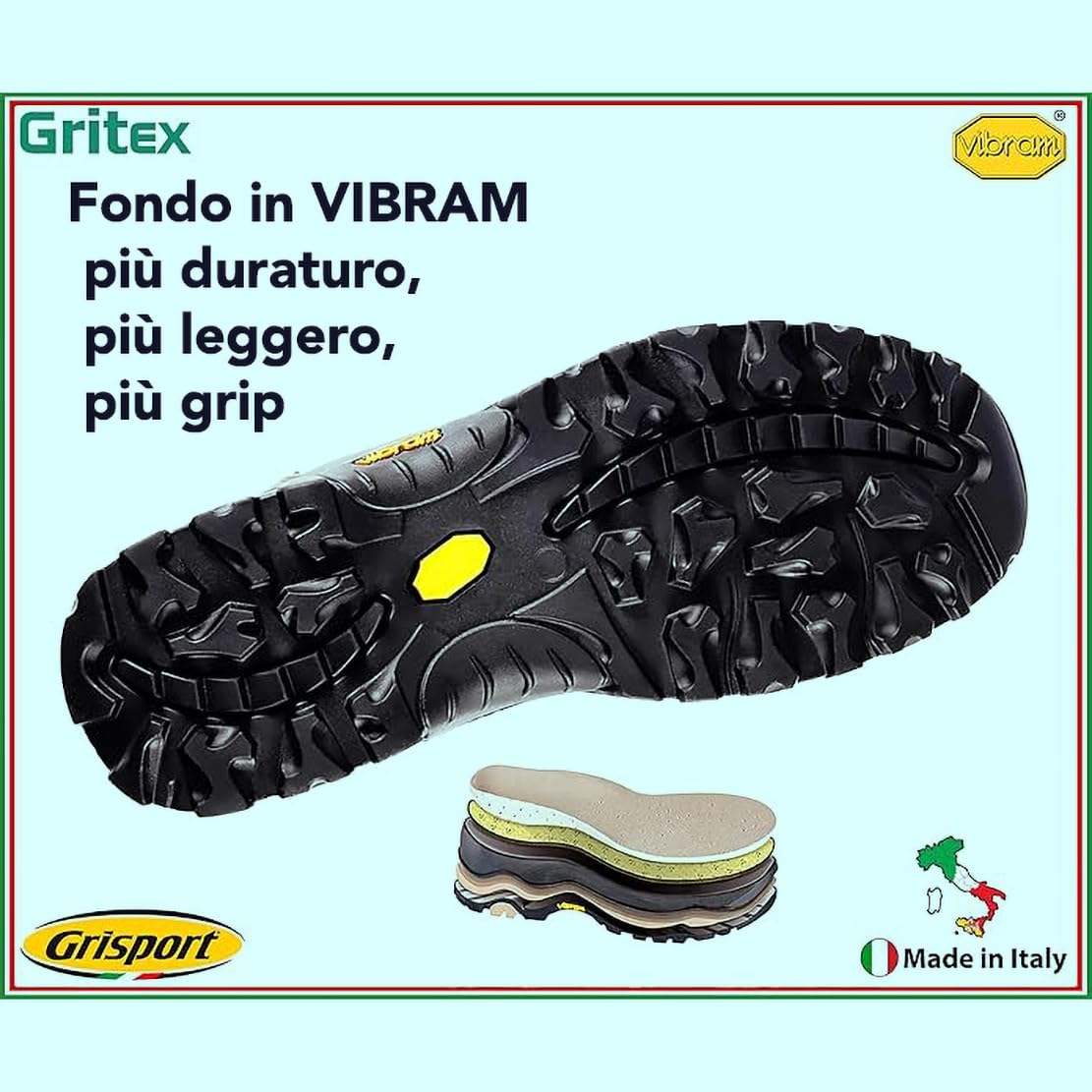 Grisport WOLF TREK męskie buty trekkingowe, wodoszczelne, membrana GRITEX, dno VIBRAM