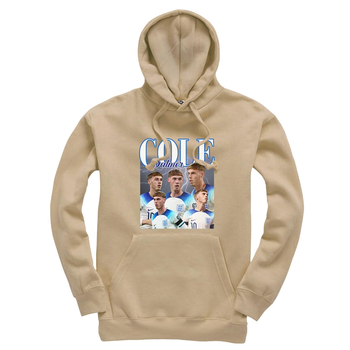 New Spirit Original Unisex Beige Vintage Cole Palmer Footy Football Jumper Funny Adults Hoodie Jumper