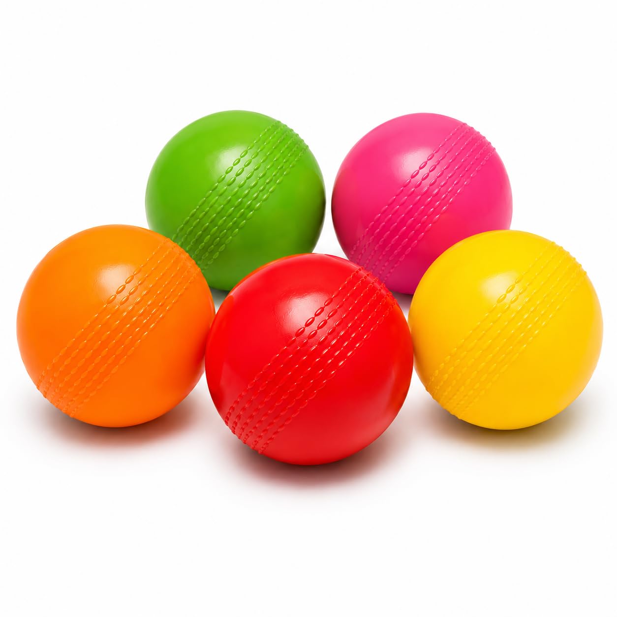 Lightweight Wind Ball for Cricket Practice | Soft Plastic PVC Wind Cricket Ball for Kids & Adults | Indoor Outdoor Training Ball | Multicolor (Pack of 1/3 / 6) (Pack of 3)-image-22