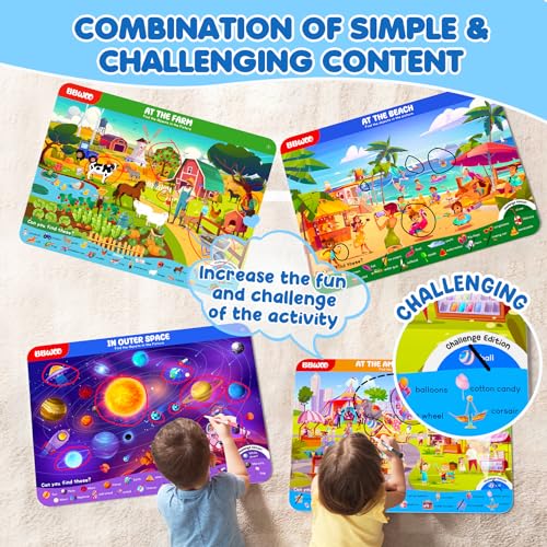 search and find activity books for kids ages 3-5 toddler travel games toys for car airplane road trip activities for kids games 4-8 preschool learning activities educational seek birthday gifts