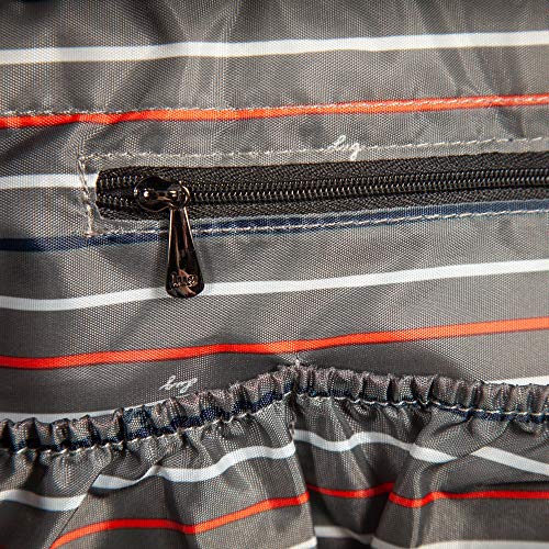 Lug Women's Puddle Jumper Duffel Bag, Brushed Black, One Size