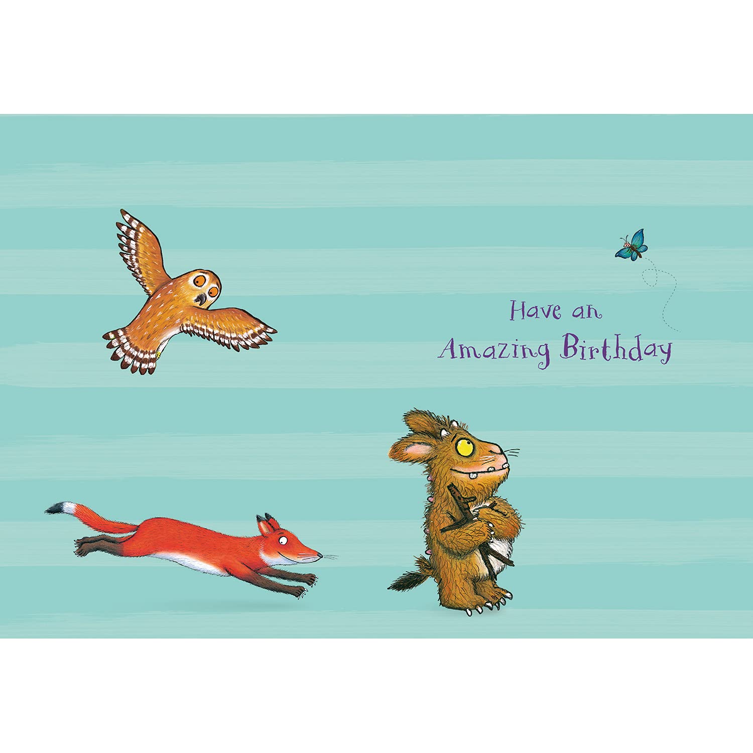 Danilo Promotions LTD Biglietto di auguri di compleanno per età 1, The Gruffalo, biglietto di compleanno per 1 ° compleanno, biglietto di compleanno