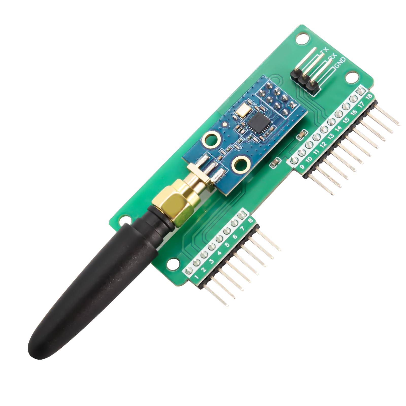 Módulo inalámbrico CC1101 para Flipper Zero,AYWHP Placa de Desarrollo SubGhz, módulo transceptor CC1101 con Conector de Antena SMA
