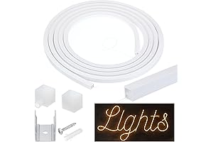 PATIKIL Premium Silicone LED Channel System with Cover