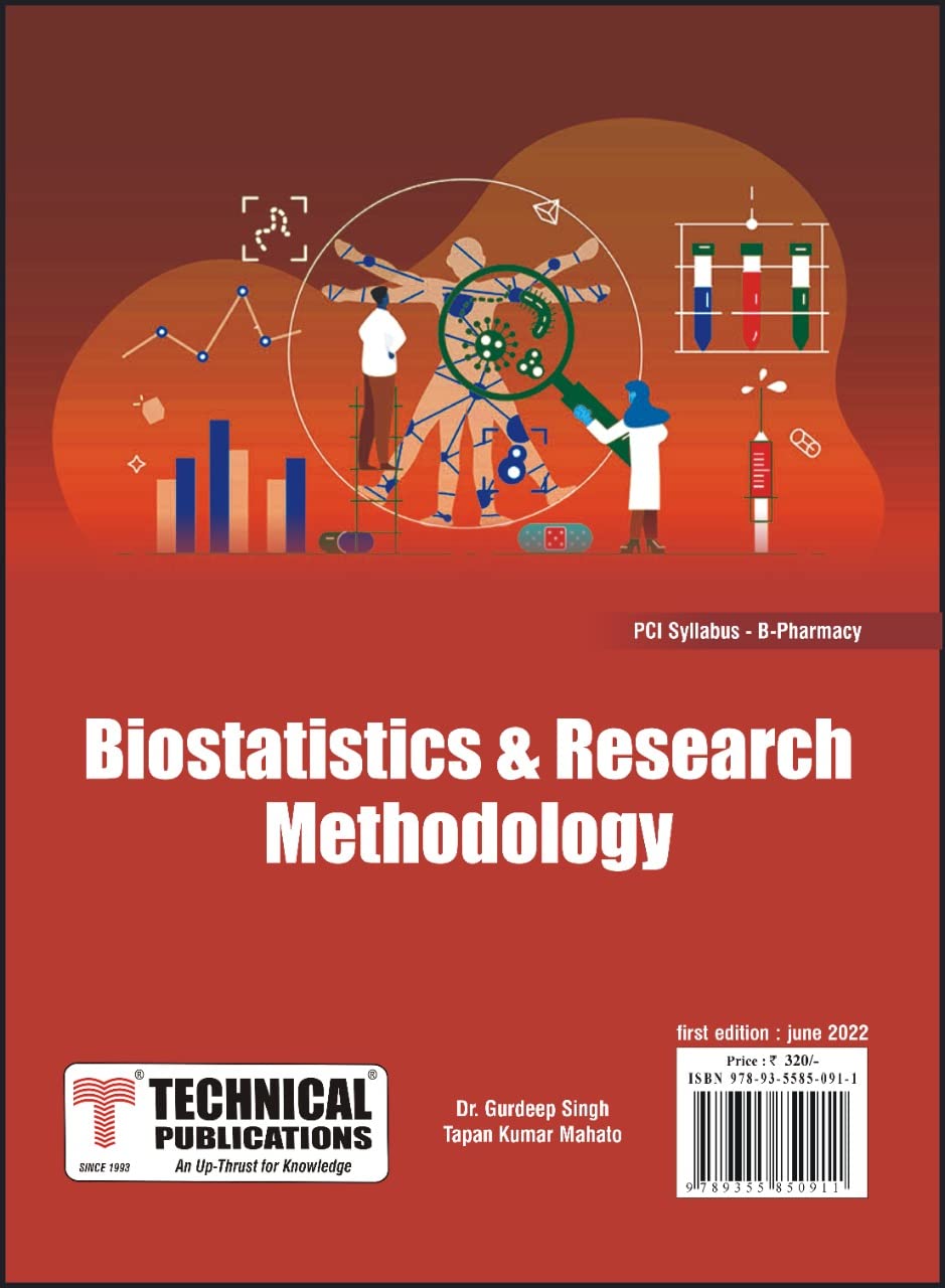 Amazon.in: Buy Biostatistics and Research Methodology for B. PHARMACY ...
