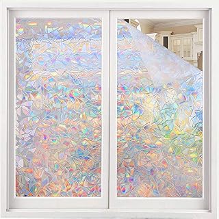 Volcanics Window Privacy Film Static Window Clings Vinyl 3D Window Decals Window Stickers
