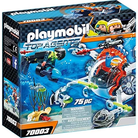 PLAYMOBIL Top Agents Spy Team Sub Bot con Figuras y Accesorios Cover