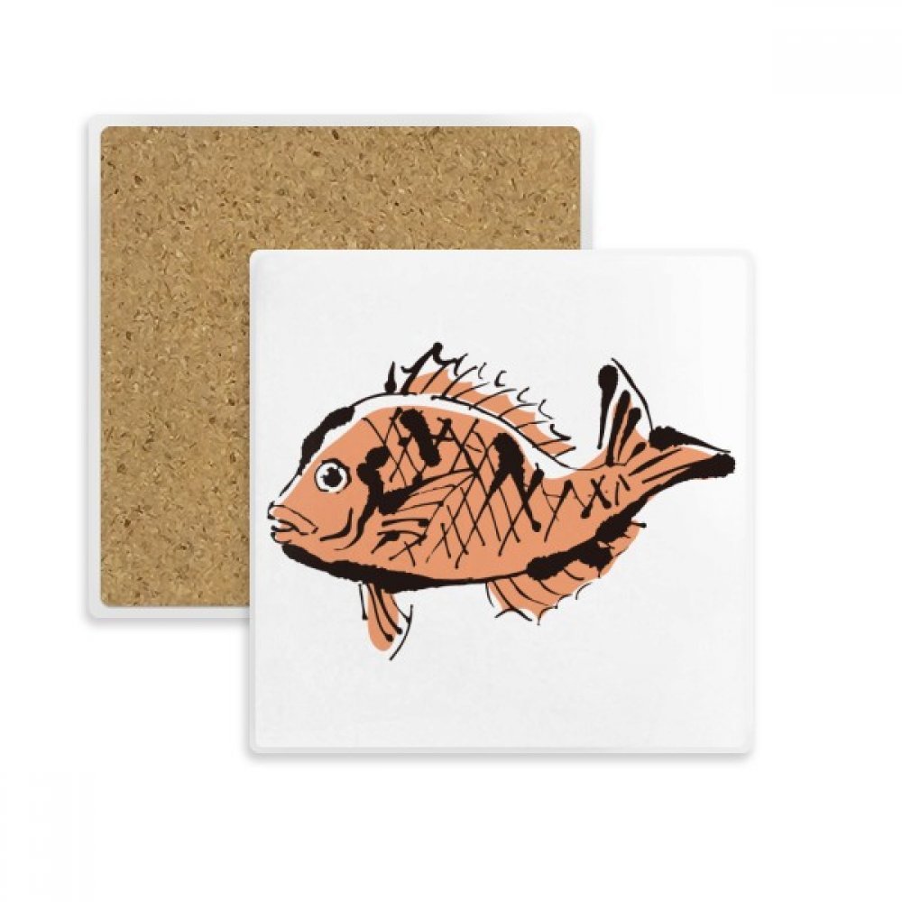 Porte absorbent pierre poisson pour vos pauses café et apéritifs