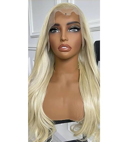 Women's Long Wavy Synthetic Hair Part Natural Wave Lace Front